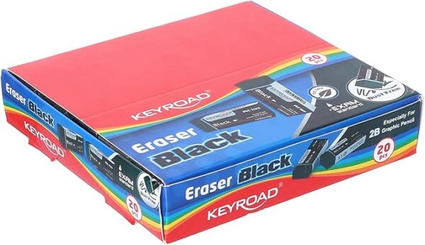 Borracha para Lápis Black Eraser Keyroad Kr971492 - Preta - Image 3