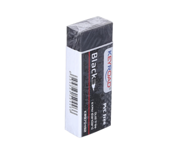 Borracha para Lápis Black Eraser Keyroad Kr971492 - Preta