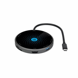 CARREGADOR MANHT WIRELESS (8 in1) USB-C (F) 3X USB-A, CARD READER 10W