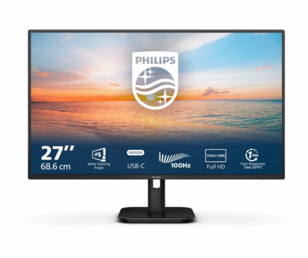 Monitor 27″PHILIPS IPS FHD 16.91 MS 2XHDMI 1XDP