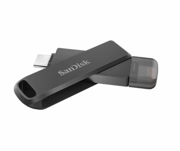 Pen drive 128gb sandisk ixpand usb-c + apple lightning