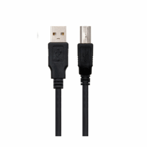 CABO USB-A 1MT (M) PARA USB-B (M) PRETO EWENT