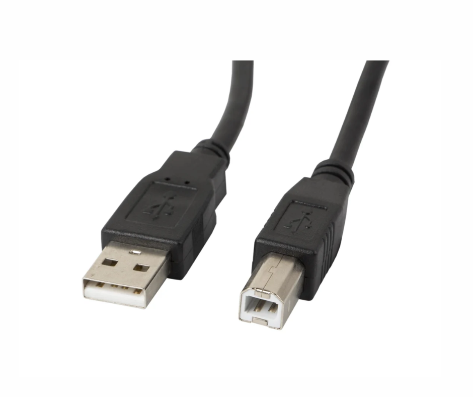 CABO USB-A 5MT (M) PARA USB-B (M) PRETO EWENT