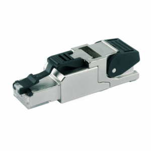 Conector RJ45 Blindado MFP8 T568B Cat6A AWG 27–22