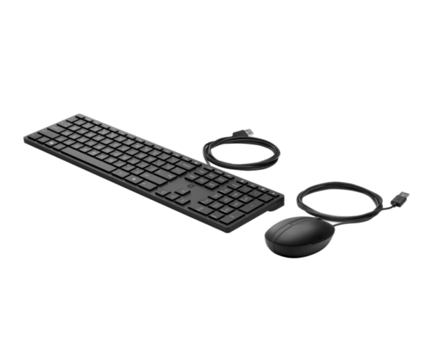 Conjunto Teclado + Rato HP USB com Fio (Modelo Halley)