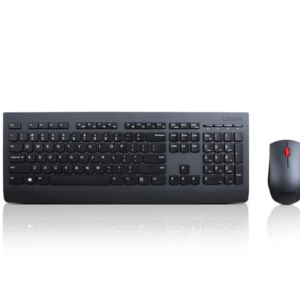 Kit Teclado e Rato Com Fios Lenovo Essential PT-PT Preto