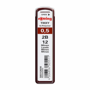 Minas Rotring 0.5mm HB (Caixa com 12 unidades – Ref. 110)