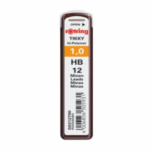 Minas Rotring 0.9/1.0 HB – Tubo com 10 unidades