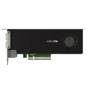 Placa de rede MikroTik Cloud Core SFP28 de 2 portas e 4 núcleos PCIe inteligente | CCR2004-1G-2XS-PCIe
