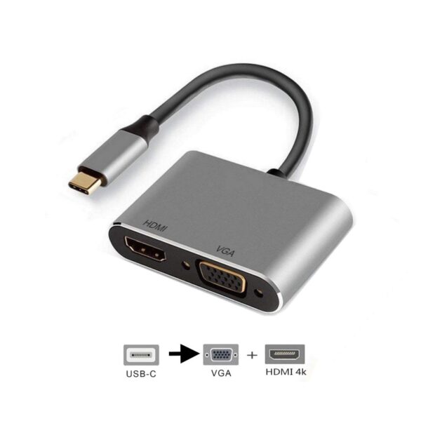 ADAPT EWENT USB-C TO HDMI + VGA DUAL DISPLAY - Image 2