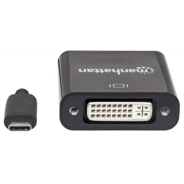 Adaptador MANHATTAN USB-C (M) para DVI (F) - Image 2