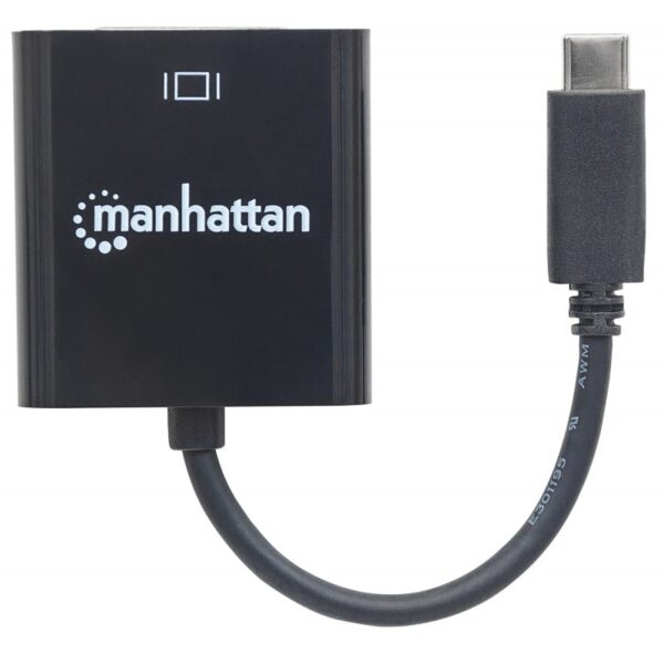 Adaptador MANHATTAN USB-C (M) para DVI (F) - Image 3