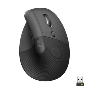 Mouse Logitech Lift Ergonômico Wireless – Graphite