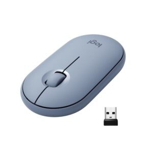 Mouse Logitech Pebble M350 – Wireless – Azul