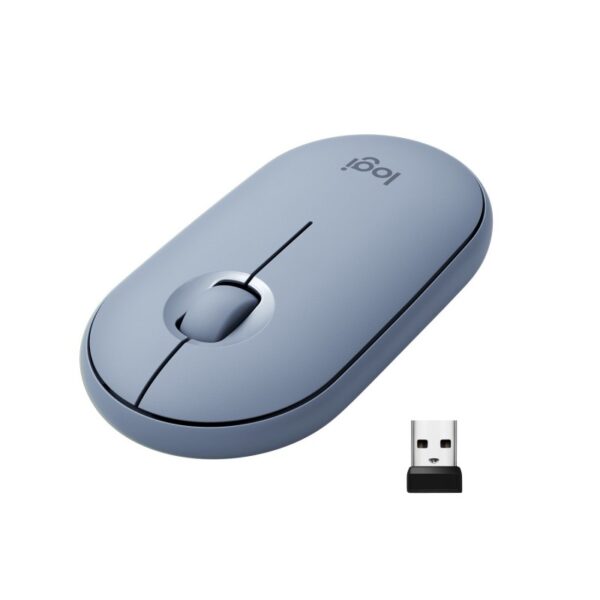 Mouse Logitech Pebble M350 – Wireless – Azul