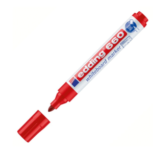 Marcador Permanente Edding 660 Vermelho