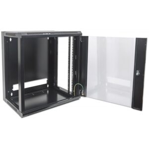 Armário 12U 570x450 INT 19’’ Aço Preto