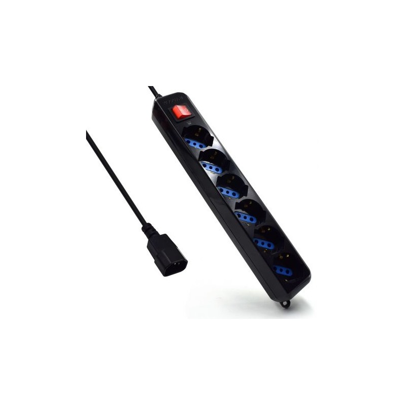 Bloco de Tomadas 6 Entradas p/ UPS – c/Interruptor – 1.5m