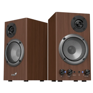 Colunas Genius SP-HF500B 2.0 (16 W, Madeira)