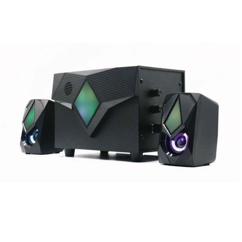 Colunas Ewent RGB Gaming 2.1 11 W USB (modelo EW3526)