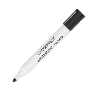 Marcador Permanente Q-Connect Preto Ponta Redonda 3.0 Mm