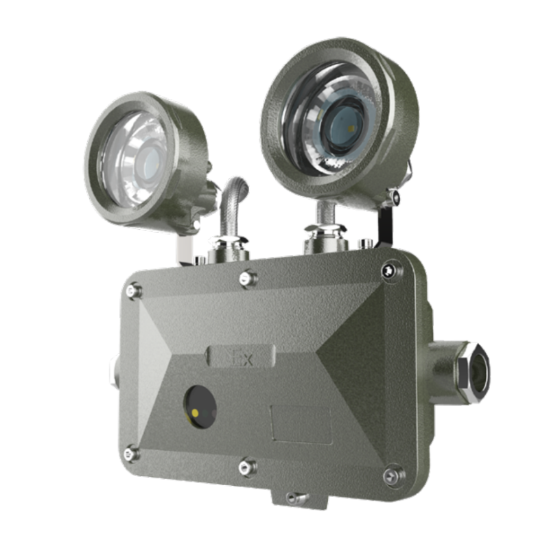 Bloco de emergência 2x3W, ATEX, LED, 120lm/W, 720lm, ângulo de 38º, 5000K, IP66,