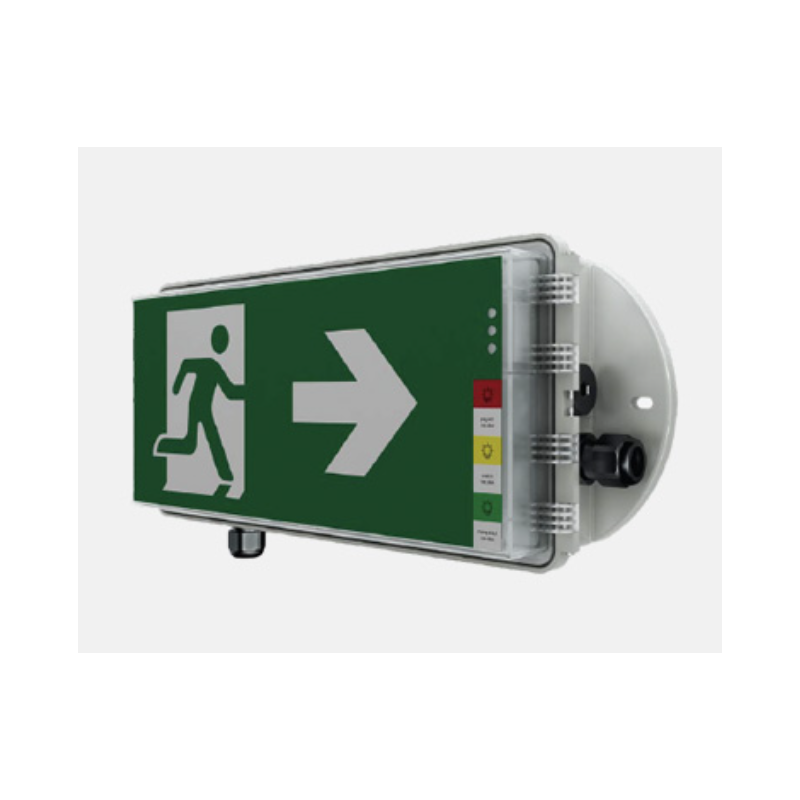 Série Aron, 6W, bloco de emergência, ATEX, LED, 120lm/W, 6000K, IP66,