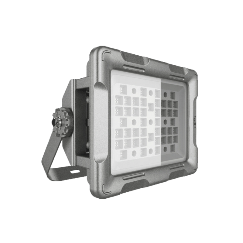 Série Lugo, 120W, Projetor LED ATEX, 120lm/W, 14400lm, 5000K, IP66, alumínio, para atmosferas explosivas