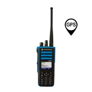Rádio bidirecional portátil analógico e digital Motorola DP4801e Atex VHF ou UHF completo com GPS, bateria, antena e carregador