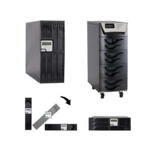 UPS DSP Multipower Conversível 1 fase de entrada - 1 fase de saída / 5kVA – 10kVA Entrada trifásica - Saída monofásica / 10kVA – 20kVA