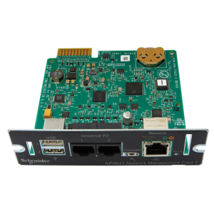 Placa de gerenciamento de rede UPS 3 com monitoramento ambiental e desligamento de rede PowerChute, AP9641